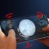 X18 Mobile Phone Radiator Magnetic Suction Wireless Fast Charging Silent Semiconductor Cooler Cooling Fan black