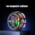 X18 Mobile Phone Radiator Magnetic Suction Wireless Fast Charging Silent Semiconductor Cooler Cooling Fan black
