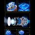 X18 Mobile Phone Radiator Magnetic Suction Wireless Fast Charging Silent Semiconductor Cooler Cooling Fan black