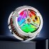 X18 Mobile Phone Radiator Magnetic Suction Wireless Fast Charging Silent Semiconductor Cooler Cooling Fan silver