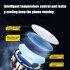 X18 Mobile Phone Radiator Magnetic Suction Wireless Fast Charging Silent Semiconductor Cooler Cooling Fan silver