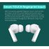 X18 Wireless Bluetooth  Earphones Noise Reduction Tws Sports Earphones For Iphone white