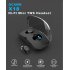 X18 Wireless Headset Hidden Earpiece 5 0 Bluetooth Wireless Stereo Earphone with Mic Portable Battery Storage   Black
