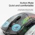 X2 Pro Wireless Mouse Mini Portable High Precision Mouse Adjustable Dpi 2 4ghz Rgb Lighting Gaming Mouse Black