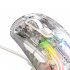 X2 Pro Wireless Mouse Mini Portable High Precision Mouse Adjustable Dpi 2 4ghz Rgb Lighting Gaming Mouse Black