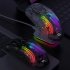 X2 Pro Wireless Mouse Mini Portable High Precision Mouse Adjustable Dpi 2 4ghz Rgb Lighting Gaming Mouse Black