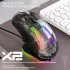 X2 Pro Wireless Mouse Mini Portable High Precision Mouse Adjustable Dpi 2 4ghz Rgb Lighting Gaming Mouse Black