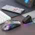 X2 Pro Wireless Mouse Mini Portable High Precision Mouse Adjustable Dpi 2 4ghz Rgb Lighting Gaming Mouse Black