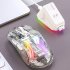 X2 Pro Wireless Mouse Mini Portable High Precision Mouse Adjustable Dpi 2 4ghz Rgb Lighting Gaming Mouse Black