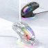 X2 Pro Wireless Mouse Mini Portable High Precision Mouse Adjustable Dpi 2 4ghz Rgb Lighting Gaming Mouse Black