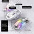 X2 Pro Wireless Mouse Mini Portable High Precision Mouse Adjustable Dpi 2 4ghz Rgb Lighting Gaming Mouse Black