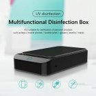 X2 UV Phone Wireless Charger Sterilizer Box Jewelry Phone Toothbrush Watch Cleaner Personal Sanitizer Disinfector black_X2