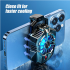 X20 Semiconductor Mobile Phone Radiator Mute Magnetic Suction Game Cooling Fan Cooler electroplating black