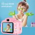 X2000 Upgrade Kids Camera HD 1080P Children Sports Camera 2 Inch Screen Digital Camera For Age 3 8 Boys Girls pink