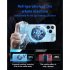X25 Magnetic Semiconductor Mobile Phone Radiator Digital Display Fast Cooling Cooler For Gaming Phone black
