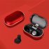 X26 Wireless Bluetooth Headset Touch Tws Binaural Sports Mini Portable In ear Stereo Headset red