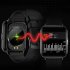 X27 Smart  Watch With 1 7 inch Color Large Screen Various Exquisite Dials 24h Dynamic Heart Rate Ip68 black