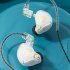 X2pro 3 5mm Detachable Wired Headphones Switchable Cable Plug in Sports Earbuds Dynamic Hifi Music Earphone colorful