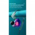 X2pro 3 5mm Detachable Wired Headphones Switchable Cable Plug in Sports Earbuds Dynamic Hifi Music Earphone colorful