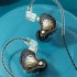 X2pro 3 5mm Detachable Wired Headphones Switchable Cable Plug in Sports Earbuds Dynamic Hifi Music Earphone colorful