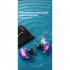 X2pro 3 5mm Detachable Wired Headphones Switchable Cable Plug in Sports Earbuds Dynamic Hifi Music Earphone colorful