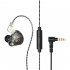 X2pro 3 5mm Detachable Wired Headphones Switchable Cable Plug in Sports Earbuds Dynamic Hifi Music Earphone colorful