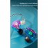 X2pro 3 5mm Detachable Wired Headphones Switchable Cable Plug in Sports Earbuds Dynamic Hifi Music Earphone colorful