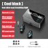 X3 5 1 Bluetooth compatible Headset Ergonomically Designed Tws Fingerprint touch In ear Wireless Binaural Sports Headphones X3 elegant white