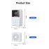 X3 Pro Smart Wireless Doorbell Hd Camera Night Vision Video Intercom Home Security Monitor Door Bell White