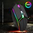 X3 Wired Game Mouse 1600DPI Optical 4 Button Usb Mouse With Led Colorful Lights For Desktop Laptop Computer Black 4 key colorful box