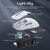 X3 Wireless Mouse 6 Adjustable Dpi Tri Mode Connection Lightweight Gaming Mouse Black