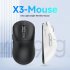X3 Wireless Mouse 6 Adjustable Dpi Tri Mode Connection Lightweight Gaming Mouse Black