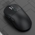 X3 Wireless Mouse 6 Adjustable Dpi Tri Mode Connection Lightweight Gaming Mouse Black