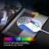 X300 Computer Mouse Wired Ergonomic 7200DPI 12 RGB Lighting Wired Gaming Mouse Mice For Laptop PC Gamer White