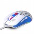 X300 Computer Mouse Wired Ergonomic 7200DPI 12 RGB Lighting Wired Gaming Mouse Mice For Laptop PC Gamer White