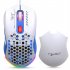 X300 Computer Mouse Wired Ergonomic 7200DPI 12 RGB Lighting Wired Gaming Mouse Mice For Laptop PC Gamer White