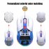 X300 Computer Mouse Wired Ergonomic 7200DPI 12 RGB Lighting Wired Gaming Mouse Mice For Laptop PC Gamer White