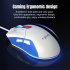 X300 Computer Mouse Wired Ergonomic 7200DPI 12 RGB Lighting Wired Gaming Mouse Mice For Laptop PC Gamer White