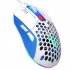 X300 Computer Mouse Wired Ergonomic 7200DPI 12 RGB Lighting Wired Gaming Mouse Mice For Laptop PC Gamer White