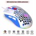 X300 Computer Mouse Wired Ergonomic 7200DPI 12 RGB Lighting Wired Gaming Mouse Mice For Laptop PC Gamer White