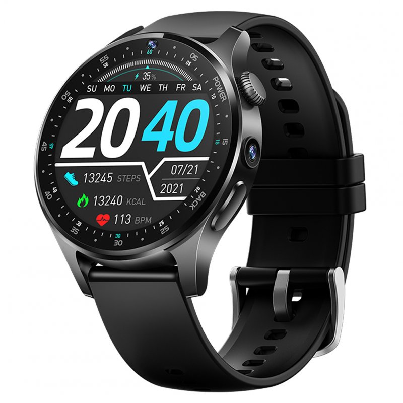 X300-pro 4g Smart Watch Waterproof Sports Bracelet Dual Camera Inserted Card Full Netcom Android Phone Smartwatch Black 2G+16G