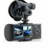 X3000 R300 Car  Driving  Recorder Dual Lens Hd Wide Angle Gps Track Recording Gravity Sensor Auto Recorder Dvr dash Camera grey