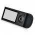 X3000 R300 Car  Driving  Recorder Dual Lens Hd Wide Angle Gps Track Recording Gravity Sensor Auto Recorder Dvr dash Camera grey