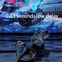 X33 Clip on Open Ear Headphones Painless Bone Conduction Bluetooth compatible Headset Sports Earphones Black Boxed