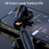 X33 Clip on Open Ear Headphones Painless Bone Conduction Bluetooth compatible Headset Sports Earphones Black Boxed