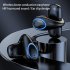 X33 Clip on Open Ear Headphones Painless Bone Conduction Bluetooth compatible Headset Sports Earphones Black Boxed