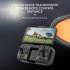 X39 Mini Drone 4k HD Dual Esc Camera Optical Flow Obstacle Avoidance Foldable Quadcopter RC Drone Black 2 Batteries