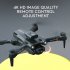 X39 Mini Drone 4k Hd Dual Esc Camera Optical Flow Positioning Obstacle Avoidance Foldable Quadcopter Black 3 batteries