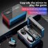 X3c Tws Wireless Bluetooth compatible  5 1  Earphones With Charging Case Waterproof Game Noise Reduction No Delay Mini In ear Headset black