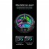 X42 Cell Phone Cooler Fan with Temperature Digital Display Cooler Customized Rgb Lighting Black